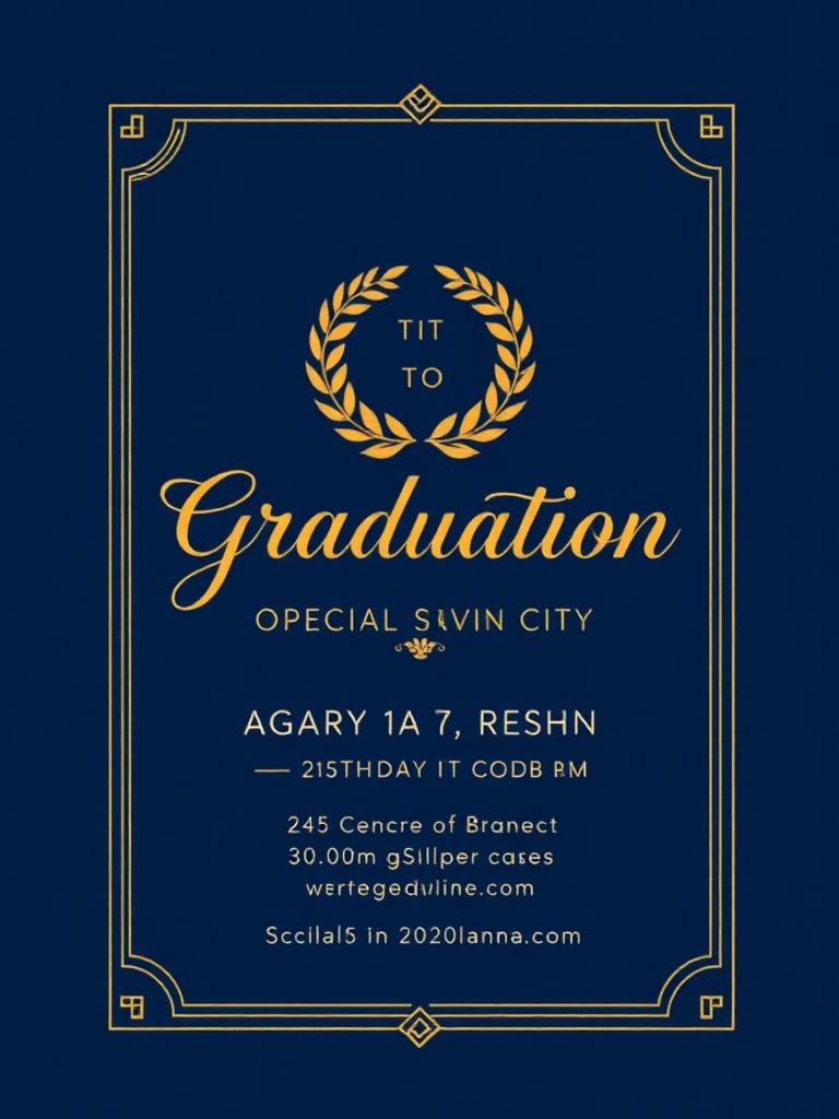 Graduation invitations
